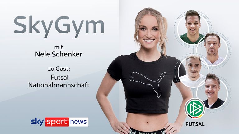 Sky Gym mit der Futsal Nationalmannschaft.